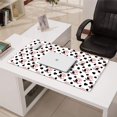 thumbnail image 3 of Long Mouse Pads for Desk,White Cow Bow Pattern Desk Mats on Top Of Desks, Desk Mouse Pad Extra Large with 3mm Non-Slip Base and Stitched Edge for Gaming,Office,Work,Home 31.5"x15.7", 3 of 6