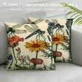 thumbnail image 3 of Chilfamy Outdoor Floral Pillow Covers , Lumbar Couch Sofa Flower Pillow Case, Spring Summer  Cushion Case Cushion Covers for Holiday Home Seasonal Summer Decoration 22x22in, 3 of 5