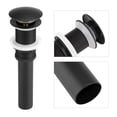 thumbnail image 1 of 3,8 Cm Bañera Toe Tap Desagüe Brida Bonde De Vidange Pour Lavabo 6 Cm 23 × 8 × 7 Cocina Baño Lavabo Fregadero Latón Macizo Popup Desagüe Tapón Negro, 1 of 7