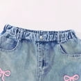 thumbnail image 4 of GiLiling Teen Girls Y2k Baggy Jeans Wide Leg High Waist Elastic Waist Vintage Aesthetic Cargo Denim Pants (Blue, 13-14 Years) (Blue, 11-12 Years), 4 of 8