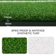thumbnail image 4 of Zeronic Portable Softball Pitching Mat 10'x3' Baseball Pitching Mound Turf Matt Non-Slip Foam Backing for Garage Home Cage Floors Outdoor Indoor with Carry Strap, 4 of 7