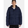 thumbnail image 4 of Ozark Trail Men's & Big Men's Puffer Jacket with Hood, Sizes S-3XL, 4 of 6