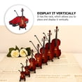 thumbnail image 3 of CIMAXIC Mini Violin Model 1 Set Mini Instrument Model Mini Violin Adornment Delicate Mini Instrument Gift,3.15"X1.18"X0.59", 3 of 5