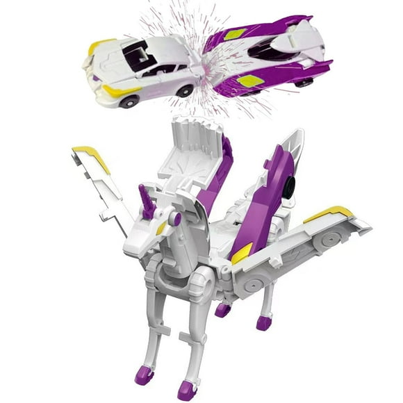 Coche de Colisión Transformable Liluwushe Unicornio Morado