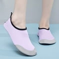 thumbnail image 6 of GrmtClth Boys And Girls Lightweight Water Sock Shoes Fast Drying Fabric For Summer Water Activities Purple 11-12 Years, 6 of 6
