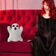 thumbnail image 5 of LSLJS - Almohada fantasma para Halloween, decoración de otoño para el hogar, peluche blanco con forma de fantasma, cojín decorativo espeluznante con temática de Halloween para sofá cama, 5 of 5