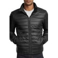 thumbnail image 3 of Men's Classic Fit Puff Jacket, Black, S, 1 Piece, 3 of 4