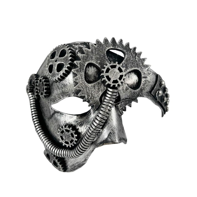 Cubierta facial Accesorios de vestuario retro vintage Cómodo Cosplay Punk Opera Argén jinwen Máscaras Steampunk