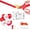 Gold Blades / Red / Red, variant on Crutello Ribbon Cutting Ceremony Kit - 20"Giant Red Scissors with Grand Opening Banner and 30 Foot Large Red Ribbon 4"Wide, 20 Balloons, 90 ft Balloon and 20 Feet Banner Rope for Decorations