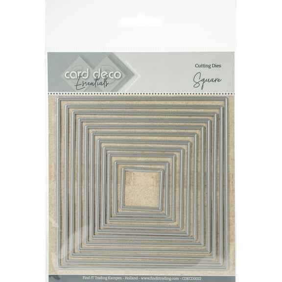 Find It Trading Card Deco Essentials Nesting Cutting Dies-Square