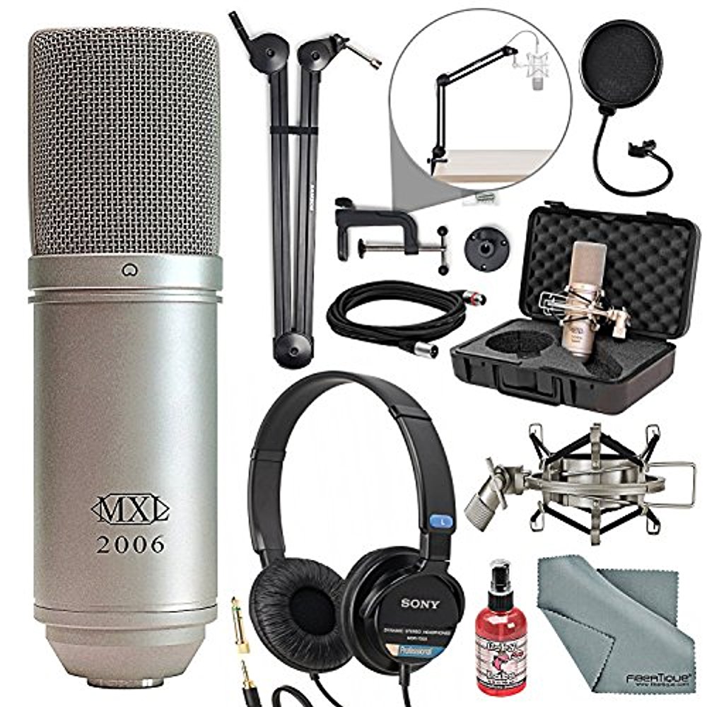 MXL 2006 Large Diaphragm Condenser Microphone Deluxe Broadcasting