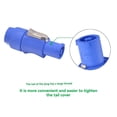 thumbnail image 4 of 20 Conectores Macho Powercon para Luces de Escenario, Adaptador de Enchufe de Alimentación, Entrada de Alimentación Azul., 4 of 5