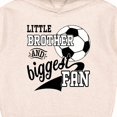 thumbnail image 3 of Inktastic Little Brother and Biggest Fan Soccer Player Toddler Hoodie, 3 of 4
