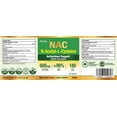 thumbnail image 2 of Herba Supplément de NAC 600 Mg – 180 Capsules Végétales / N-Acétyl-L-Cystéine / Fabriqué au Canada, 2 of 9