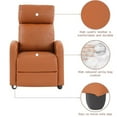 thumbnail image 5 of YRLLENSDAN Recliner Chair for Living Room Home Theater Seating Single Reclining Sofa Lounge with Padded Seat Backrest (Tan), 5 of 8