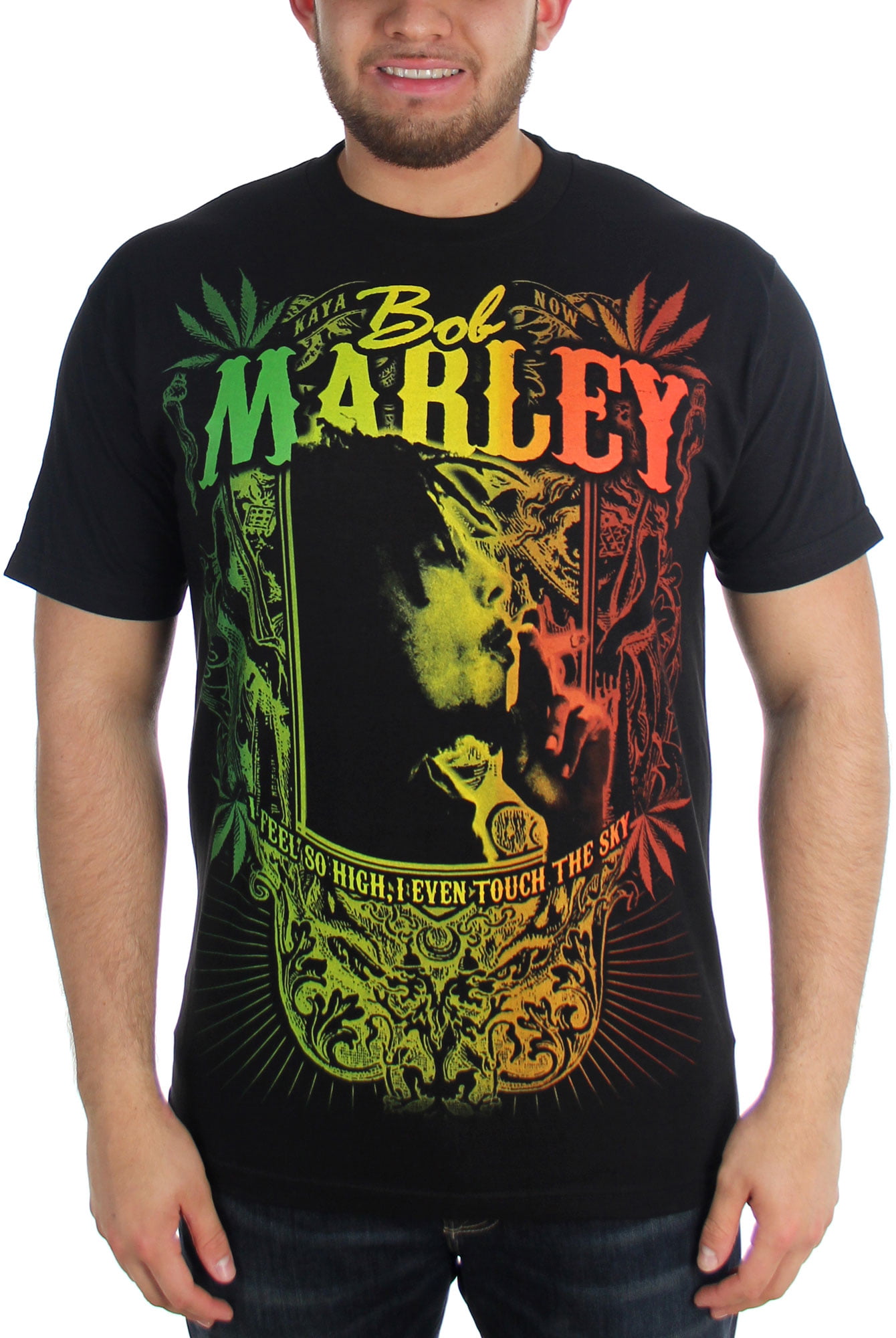 Bob Marley - Kaya Now Jumbo Adult T-Shirt in Black - Walmart.com
