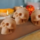 thumbnail image 4 of Adornos de Velas Aromáticas con Forma de Calavera para Halloween | Juego de 5 | Diseño de Sombrero de Calabaza | Cera de Soja | 7 X 5,5 X 5,5 Cm | Color Caqui, 4 of 6