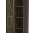 thumbnail image 6 of Woven Paths Shelton Wood Kitchen Pantry with 1 Sliding Barn Door, Dusty Oak, 6 of 20