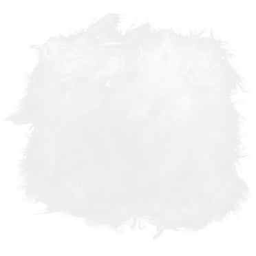 Masteelf  Contemporary Lamp Shade Shades for Table Lamps Fabric White Fluffy