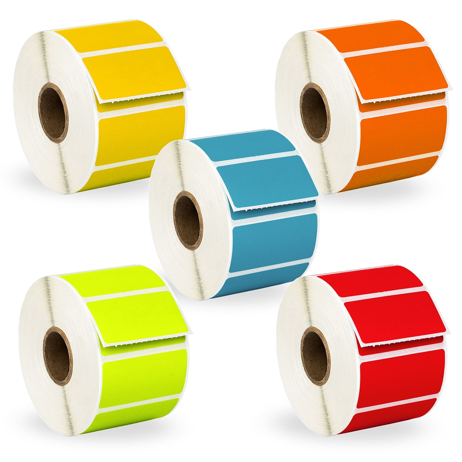 1.5" Round CHRISTMAS PACK Coding Warehouse Inventory Labels 5 Rolls-1000/Roll 
