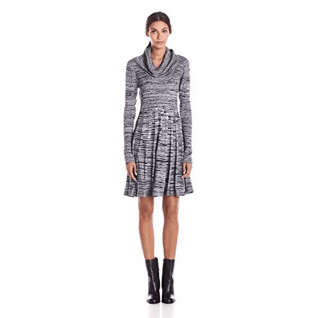 Calvin Klein Women's Dress, CD5W2PU5, Black/White, XL