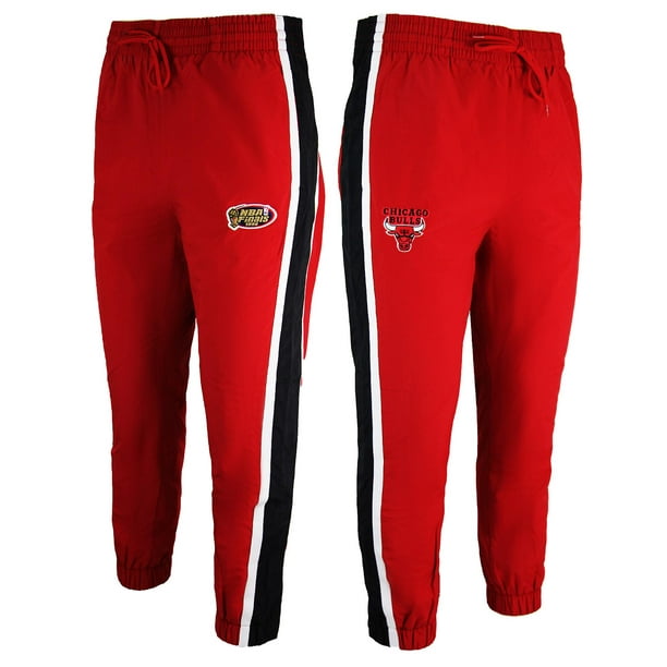 Mitchell & Ness NBA Chicago Bulls Lifestyle Tearaways Taped Pants  WUPTMG18033 CBUSCAR1