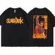thumbnail image 1 of Camiseta de Anime japonés Slam Dunk, Camisa de algodón del equipo Shohoku Basket Ball, estampado Sakuragi Hanamichi, de gran tamaño, Unisex, XS-3XL, 1 of 4