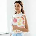 thumbnail image 6 of FORMRS 3 Ring Binder 1.5 inch with Pockets Set of 2 Clip Board 200 Sheets Capacity, White Grapefruit Slices, 6 of 8