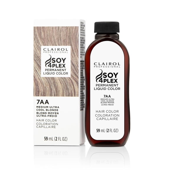 Clairol Professional Soy 4 Plex Liquicolor Permanent, Medium Ultra Cool Blonde, 2 Fl Oz