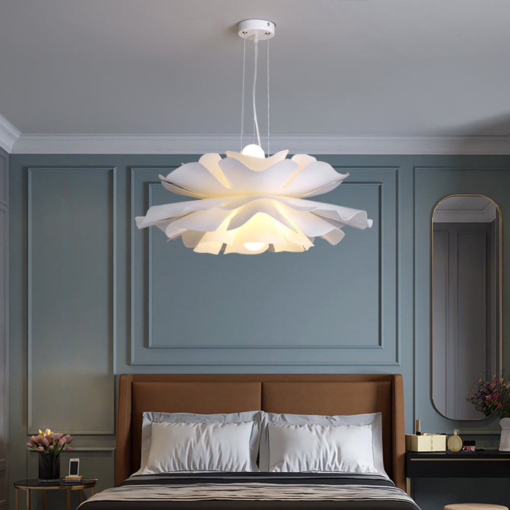 Arturesthome Nordic Simple White Flower Shape Ceiling Light