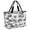 Black White, variant on Tiger Giraffe Beach Bag for Women, Large Breathable Mesh Beach Tote Bag, Animals Vintage Black White Forest Sandproof Lightweight Travel Bags for Vacation Picnic Swimming Pool 15.7"x15.7"x9.1"