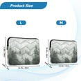 thumbnail image 4 of FORMRS 13"-13.3" Laptop Sleeve Protective Case Soft Carrying Quilted Computer Bag Cover, Foggy Forest, 4 of 7