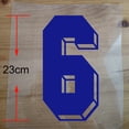thumbnail image 3 of Números personalizados para camisetas de fútbol para equipos locales y visitantes 11-12, ropa deportiva para hombres, parches termoadhesivos, transferencia de calor, 3 of 5