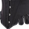 thumbnail image 3 of Corsé Top Para Mujer Moldeador de Cuerpo Control de Barriga Entrenador de Cintura Retro en Forma de Abanico Fajas Con Cuello en U Cintura Apretada Vientre de Acero Odeerbi ODB144808, 3 of 4