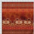 thumbnail image 2 of Soimoi Silk Fabric Bricks Panel Fabric Prints by Yard 42 Inch Wide, 2 of 3