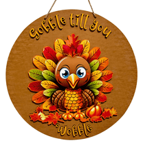 15 Inch Thanksgiving Welcome Sign Thanksgiving Wall Decorations Give Thanks Turkey Door Rustic Wooden Sign 3D Turkey Plate for Fall
