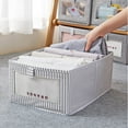 thumbnail image 5 of XMMSWDLA Foldable Closet Storage Box , Clothes Storage Basket Storage Box Miscellaneous Clothes Pants Storage Artifact, Toy Storage Box, 5 of 7