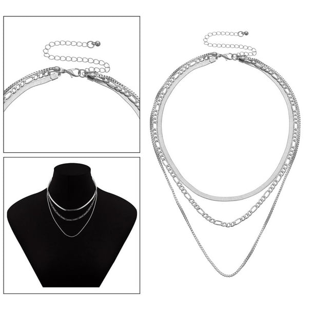 Collar Punk corto Fernando Accesorios para Mujer blanco