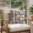 thumbnail image 4 of Pillow Covers 18x18 Set of 2, Thanksgiving Pumpkin Square Throw Pillow Covers for Couch/Sofa/Living Room, Fall Daisy Rustic Leaves Black Plaid Decorative Soft Pillowcases for Couch Throw Pillows, 4 of 9