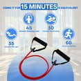 thumbnail image 4 of BESTSKY 5Pcs Stretch Bands for Exercise,0.2"*0.35"*46.46" Structure Solid Stretch Out Strap,1.21Lb Tpe Resistance Bands,Red, 4 of 7