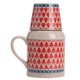 thumbnail image 1 of Juego de jarra y taza de cerámica de estilo vintage, jarra de agua de gran capacidad con asa y tapa para el hogar, jarra de agua con taza., 1 of 8