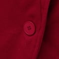 thumbnail image 6 of DHFJKG Trench Coat For Women Long Sleeve One-Button Down Mediun Length Suit Jacket Solid Color Work Office Formal Wear Soft Outerwear, 6 of 9