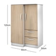 thumbnail image 3 of Closet Jr, Atlas del Descanso color Blanco con maple, 3 of 3