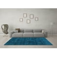 thumbnail image 3 of Ahgly Company Indoor Round Abstract Light Blue Contemporary Area Rugs, 8' Round, 3 of 4