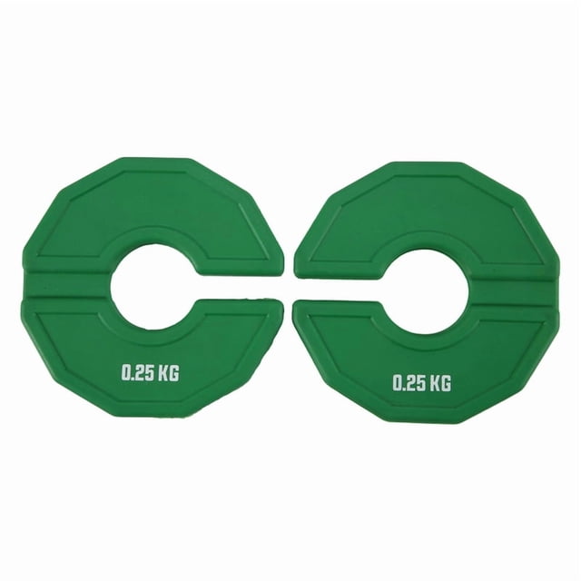 2PCS Gym Micro-Type Plates Dumbbell Fractional Weight Plate Rubber Fractional Weight Plates Add-on Aperture 35mm 0.25KG