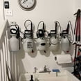 thumbnail image 5 of Vjnyvs Garden Pump Sprayer Holder, Portable Save Space Pump Sprayer Storage Bracket, Wall Mounted Garden Tool Rack, 5 of 7