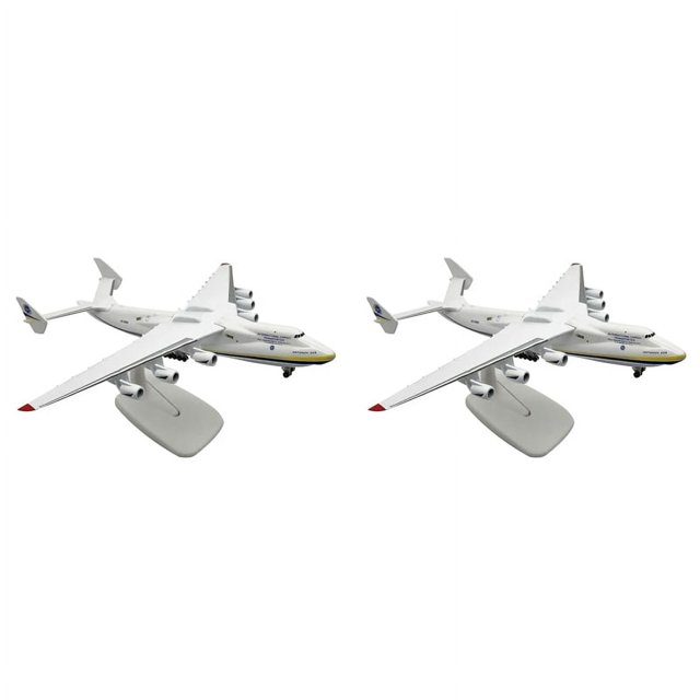 2X Modèle d'Avion Antonov An-225 Mriya Échelle 1/400 Jouet d'Avion pour Collection