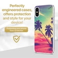 thumbnail image 2 of Case Yard iPhone-XS-Max Case Clear Soft & Flexible TPU Ultra Low Profile Slim Fit Thin Shockproof Transparent Bumper Protective Cover Drop Protective Cell Phone Cases (Beach Paradiso), 2 of 8