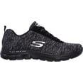 thumbnail image 3 of Skechers Women's Flex Appeal 2.0 Sneaker, Black/Charcoal, 9.5 W US, 3 of 7