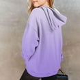 thumbnail image 4 of Grblisyd Girls Sweatshirt Oversized Hoodie Youth Long Sleeve Gradient Tween Tops Cute Graphic Hoodie Drawstring Pullover 10-12 Kids Clothes Light Purple 160, 4 of 5